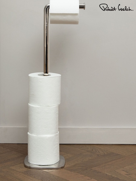 Robert Welch Silver Burford Toilet Butler (C68619) | £110
