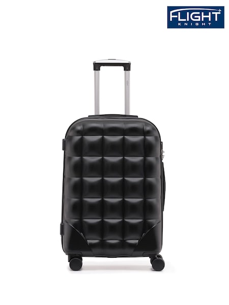 Flight Knight Medium Hardcase Lightweight Check In Suitcase With 4 Wheels (C68953) | £60