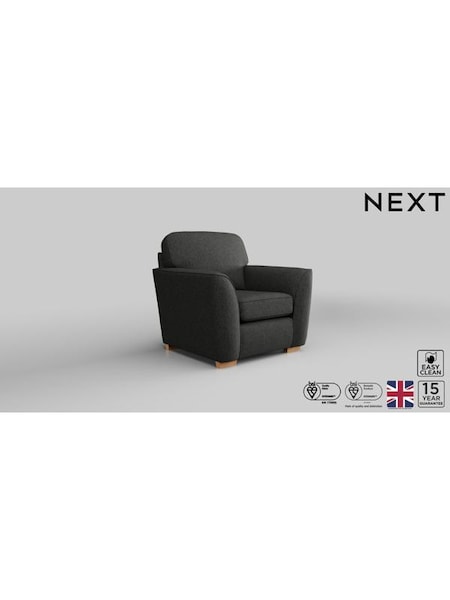 Tweedy Blend Easy Clean/Charcoal Grey Malvern (C69292) | £525