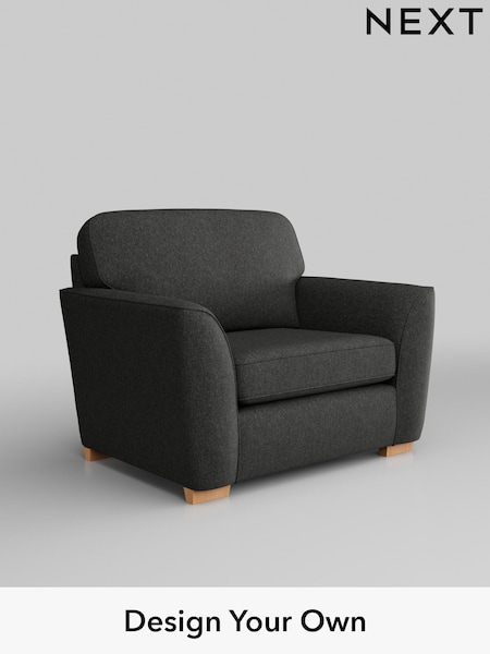 Tweedy Blend Easy Clean/Charcoal Grey Malvern (C69292) | £625