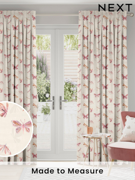 Autumn Orange Olli Made To Measure 100% Cotton Curtains (C69385) | £100