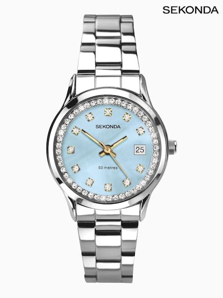 Sekonda Ladies Blue Stainless Steel Bracelet Watch (C69772) | £49.99