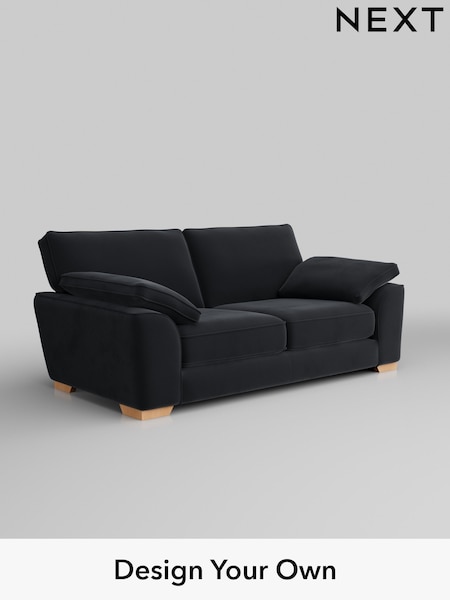 Plush Velvet Easy Clean/Charcoal Grey Stamford Grand Relaxed Sit (C71143) | £1,725