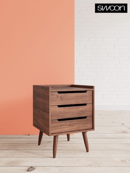 Swoon Brown Southwark Bedside Table (C71275) | £219