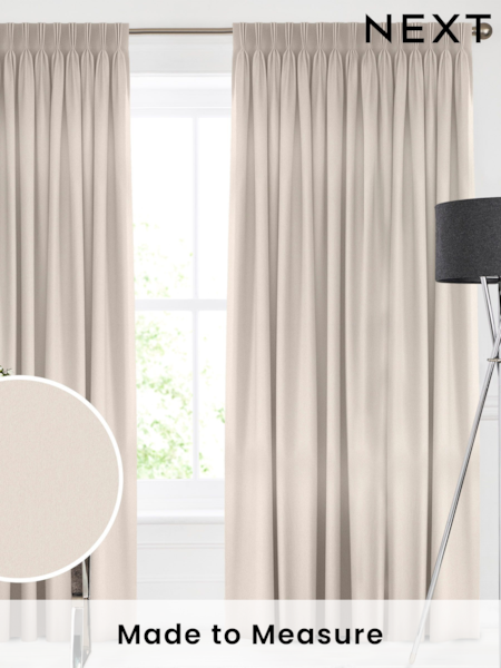 Ivory Cream Montero Velvet Made To Measure Curtains (C71676) | £91