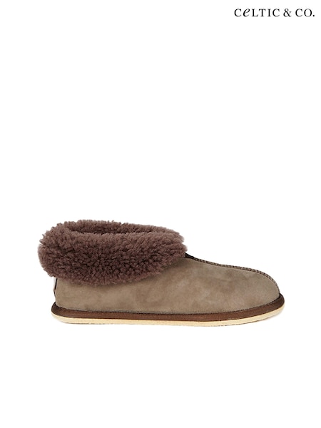Celtic & Co. Ladies Sheepskin Bootee Slippers (C72232) | £89