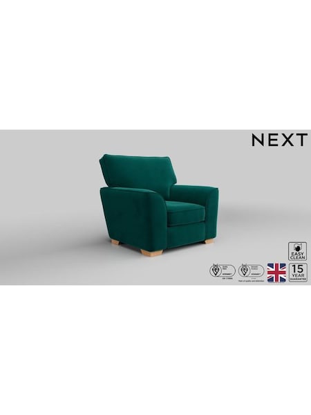 Plush Velvet Easy Clean/Juniper Green Stamford Grand Relaxed Sit (C72366) | £799