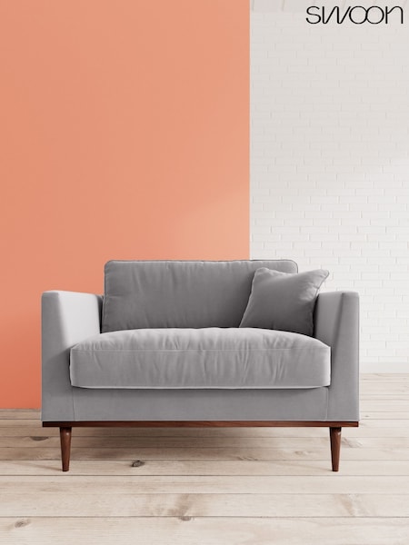 Easy Velvet/Silver Grey Norfolk By Swoon (C73275) | £1,399