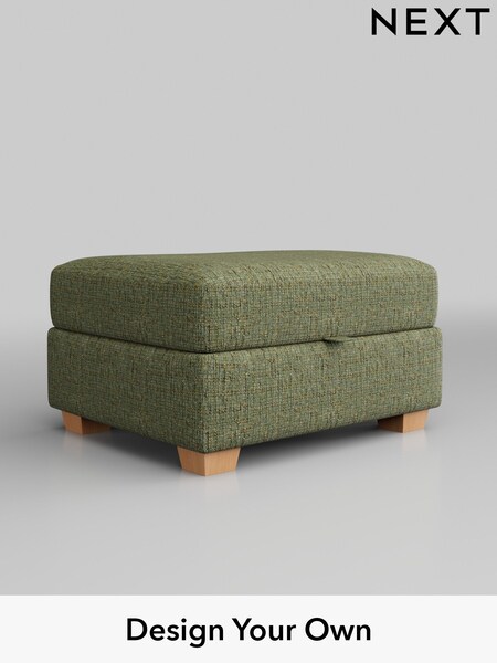 Chunky Boucle Easy Clean/Mid Green Heath Highback (C73657) | £475
