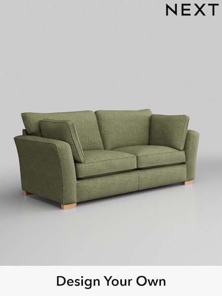Chunky Boucle Easy Clean/Mid Green Heath Highback (C73657) | £1,325