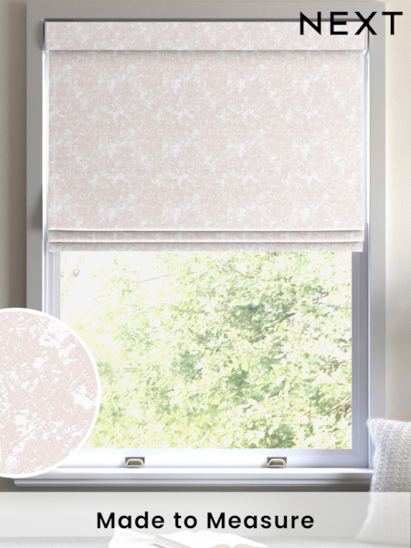 Pink Evin Made To Measure Roman Blind (C73802) | £79