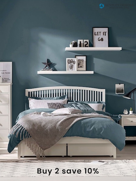 Bentley Designs White Ashby Wooden Bed (C73972) | £380 - £500