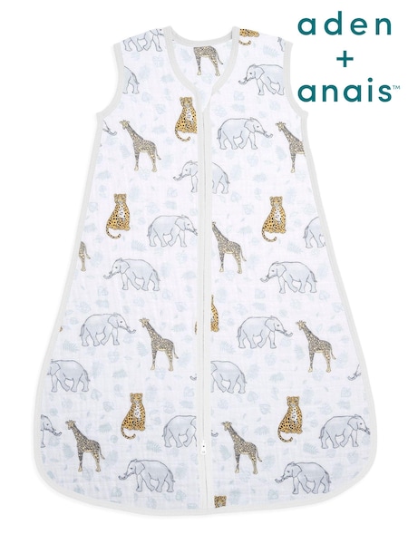 aden + anais White 100% Cotton Sleeping Bag (C74257) | £35