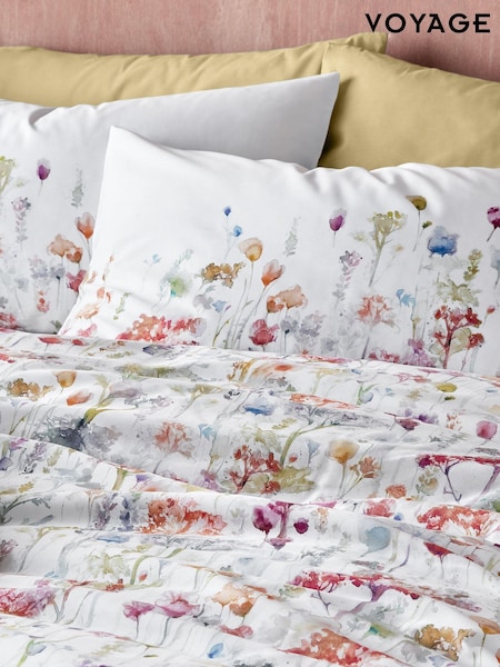 Voyage White Ilinizas 100% Cotton Pillowcases 2 Pack (C74539) | £25