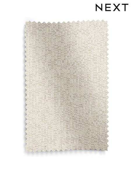 Oyster Tailored Chenille Upholstery Swatch (C75417) | £0