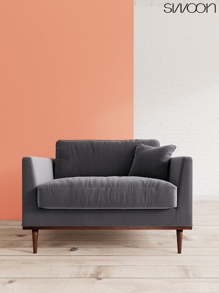 Easy Velvet/GRANITE Norfolk By Swoon (C75921) | £1,399