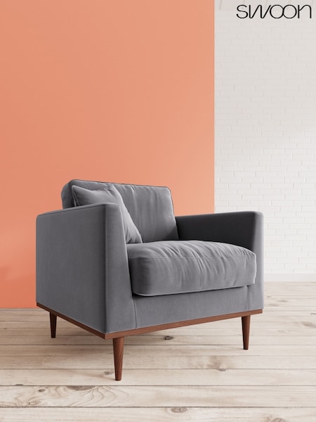 Easy Velvet/GRANITE Norfolk By Swoon (C75921) | £1,219