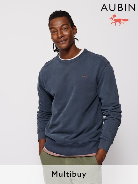 Aubin Vestry Cotton Crew Top (C76384) | £79