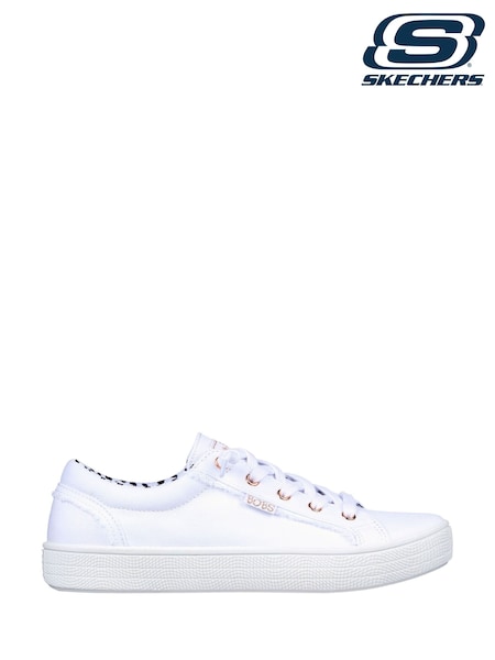 Skechers White Bobs Extra Cute Womens Trainers (C76557) | £44