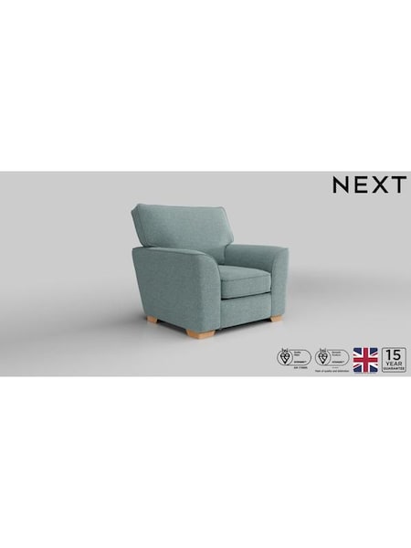 Chunky Chenille/Light Teal Green Stamford Grand Relaxed Sit (C76632) | £799