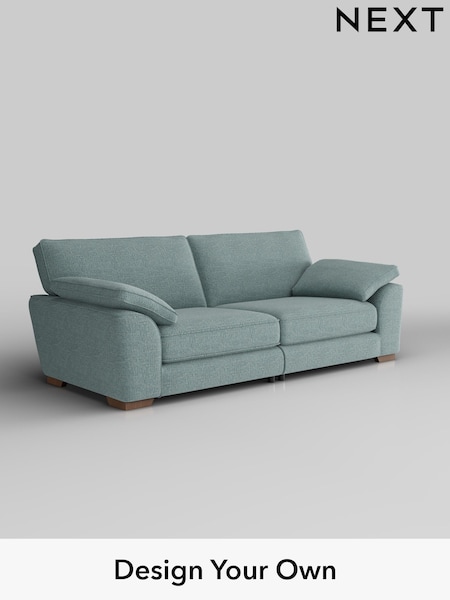 Chunky Chenille/Light Teal Green Stamford Grand Relaxed Sit (C76632) | £1,799