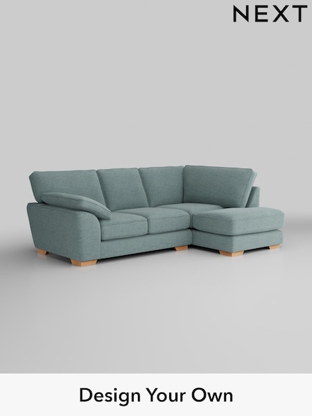 Chunky Chenille/Light Teal Green Stamford Grand Relaxed Sit (C76632) | £2,375
