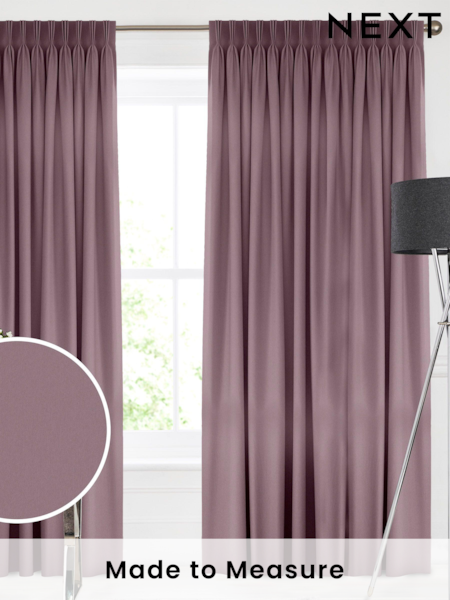 Mauve Purple Montero Velvet Made To Measure Curtains (C77614) | £91