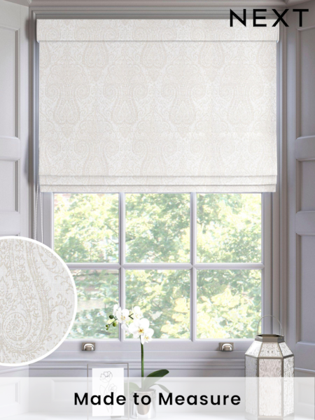 Ivory Cream Fendi Made To Measure Roman Blinds (C77996) | £84