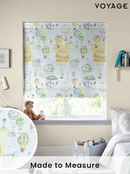 Voyage Citrus Kids Up And Away Made To Measure Roman Blind (C78702) | £84