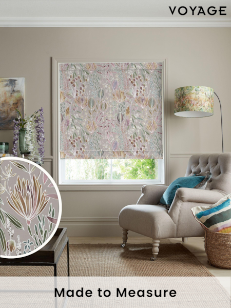 Voyage Cream Sandstone Masina Made to Measure Roman Blind (C78765) | £89