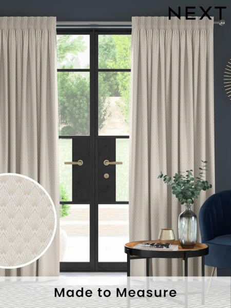 Nougat Cream Decco Made To Measure Curtains (C79597) | £100