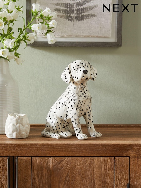 White/Black Ace The Dalmatian Dog Ornament (C79640) | £24