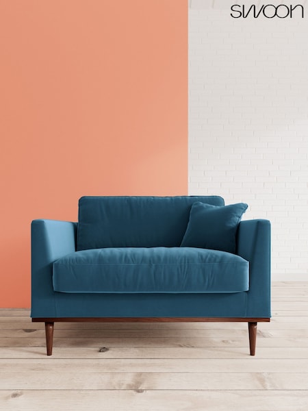 Easy Velvet/Petrol Blue Norfolk By Swoon (C79831) | £1,399