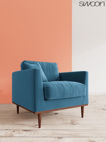 Easy Velvet/Petrol Blue Norfolk By Swoon (C79831) | £1,219