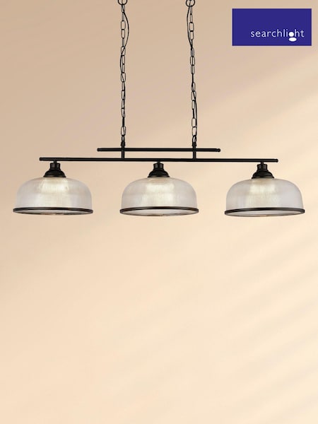Searchlight Black Highclere 3 Light Ceiling Bar Spotlight (C79946) | £130