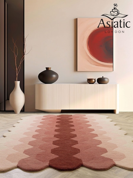 Asiatic Rugs Pink Hive Rug (C80120) | £135 - £592