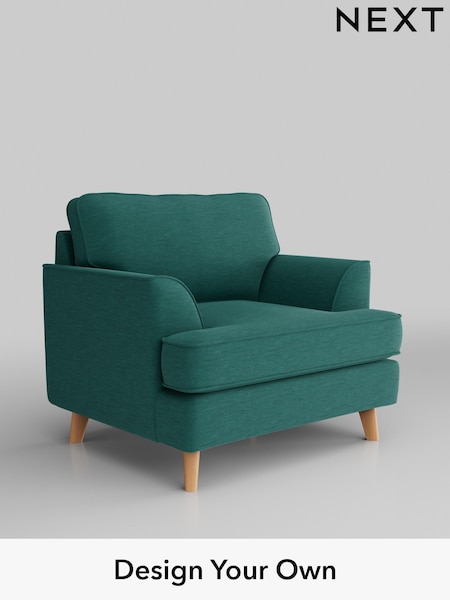 Fine Chenille Easy Clean/Dark Juniper Green Peyton (C80379) | £625