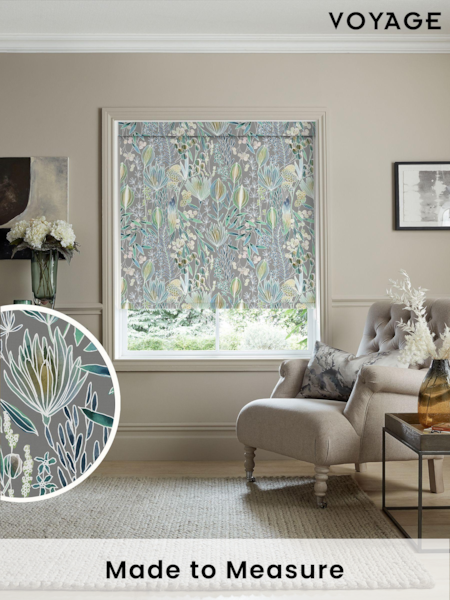 Voyage Mineral Grey Blackout Masina Made to Measure Roller Blind (C81415) | £73