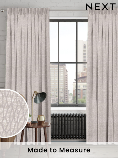 Silver Lulle Made To Measure Curtains (C81977) | £109