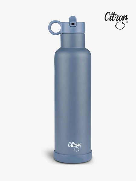 Citron Insulated Water Bottle with Extra Lid 750ml Blue (C82496) | £29