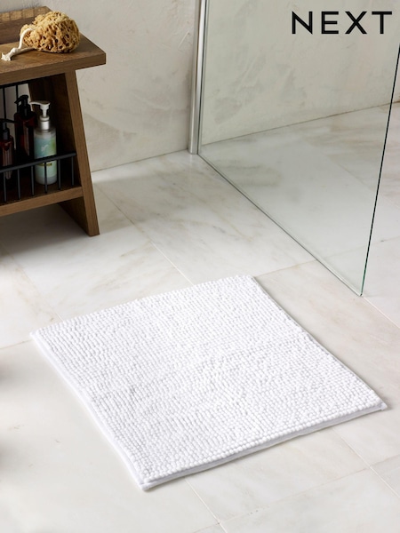White Bobble Bath Mat (C82737) | £7