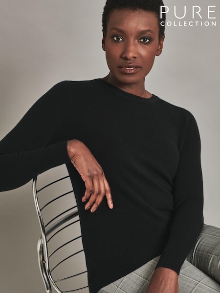 Pure Collection Cashmere Crew Neck Sweater (C82952) | £145