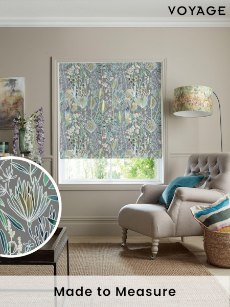 Voyage Mineral Grey Masina Made to Measure Roman Blind (C83380) | £89