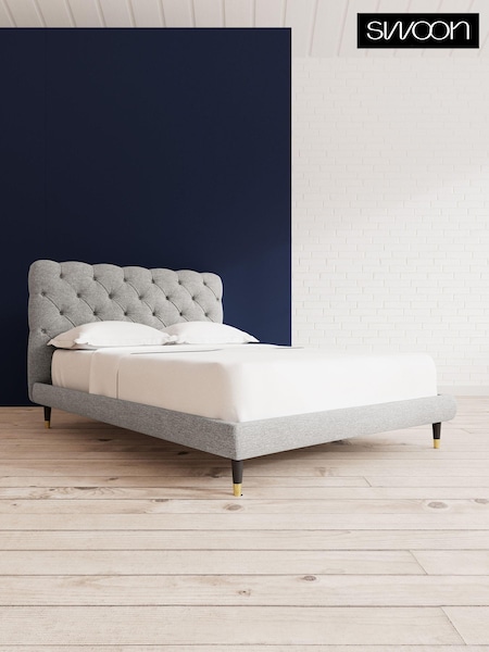 Swoon Houseweave Thunder Grey Burbage Bed (C85156) | £929 - £1,049