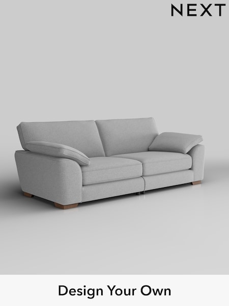 Tweedy Blend Easy Clean/Light Silver Grey Stamford Grand Relaxed Sit (C87246) | £1,699