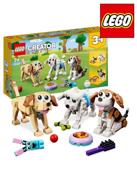 LEGO Creator 3 in 1 Adorable Dogs Animal Figures Toys 31137 (C87623) | £25