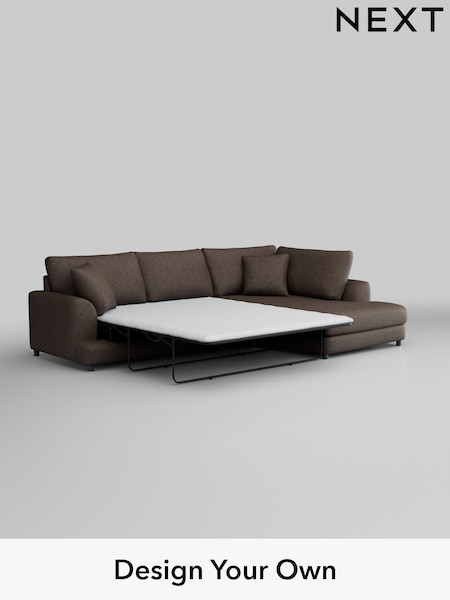Monza Faux Leather Easy Clean/Peppercorn Brown Parker (C87891) | £2,525