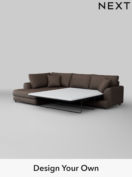 Monza Faux Leather Easy Clean/Peppercorn Brown Parker (C87891) | £2,525
