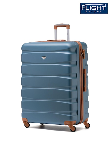 Flight Knight Large Hardcase Lightweight Check In Suitcase With 4 Wheels (C88501) | £80