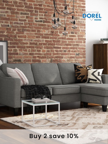 Dorel Home Grey Europe Brighton Sectional Sofa (C89419) | £700